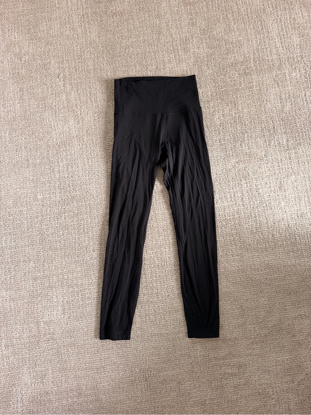 Black High-Waist Lululemon Align Leggings